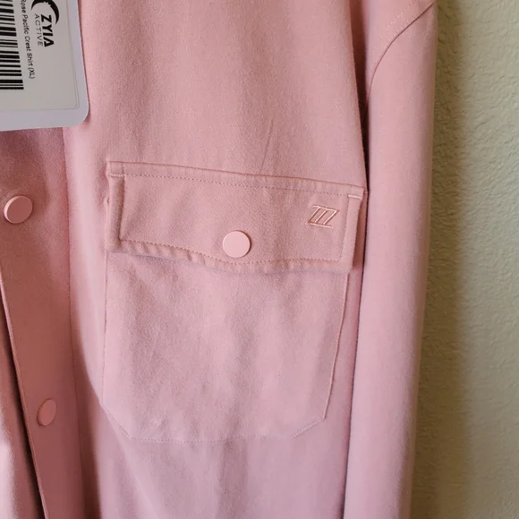 Zyia Men’s Dusty Rose Pacific Crest Shirt, XL - Picture 3 of 12